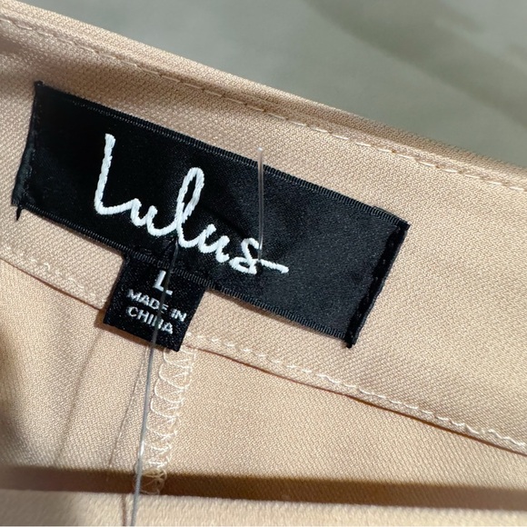 Lulus NWT beige high rise dress pants ❤️ - Picture 7 of 9